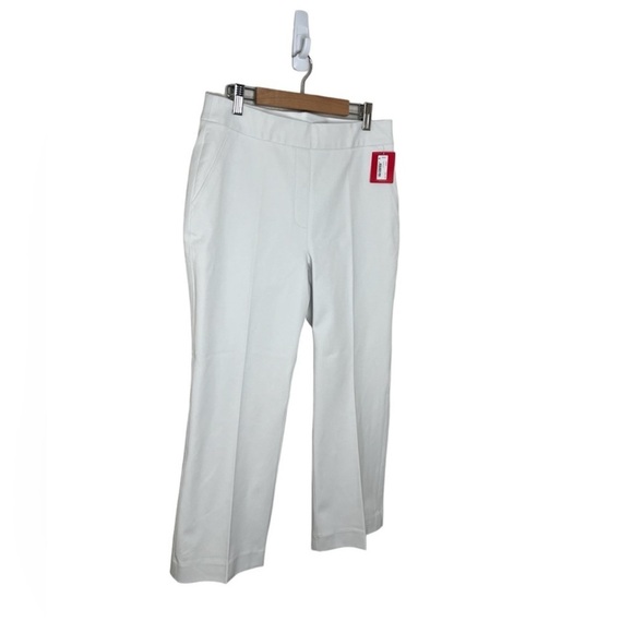 Spanx On-The-Go Kick Flare Classic White Pants - Picture 4 of 7